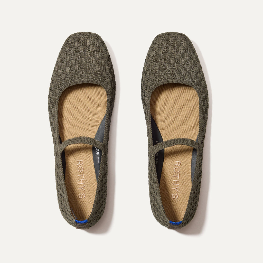 The Max Square Mary Jane - Safari Basketweave
