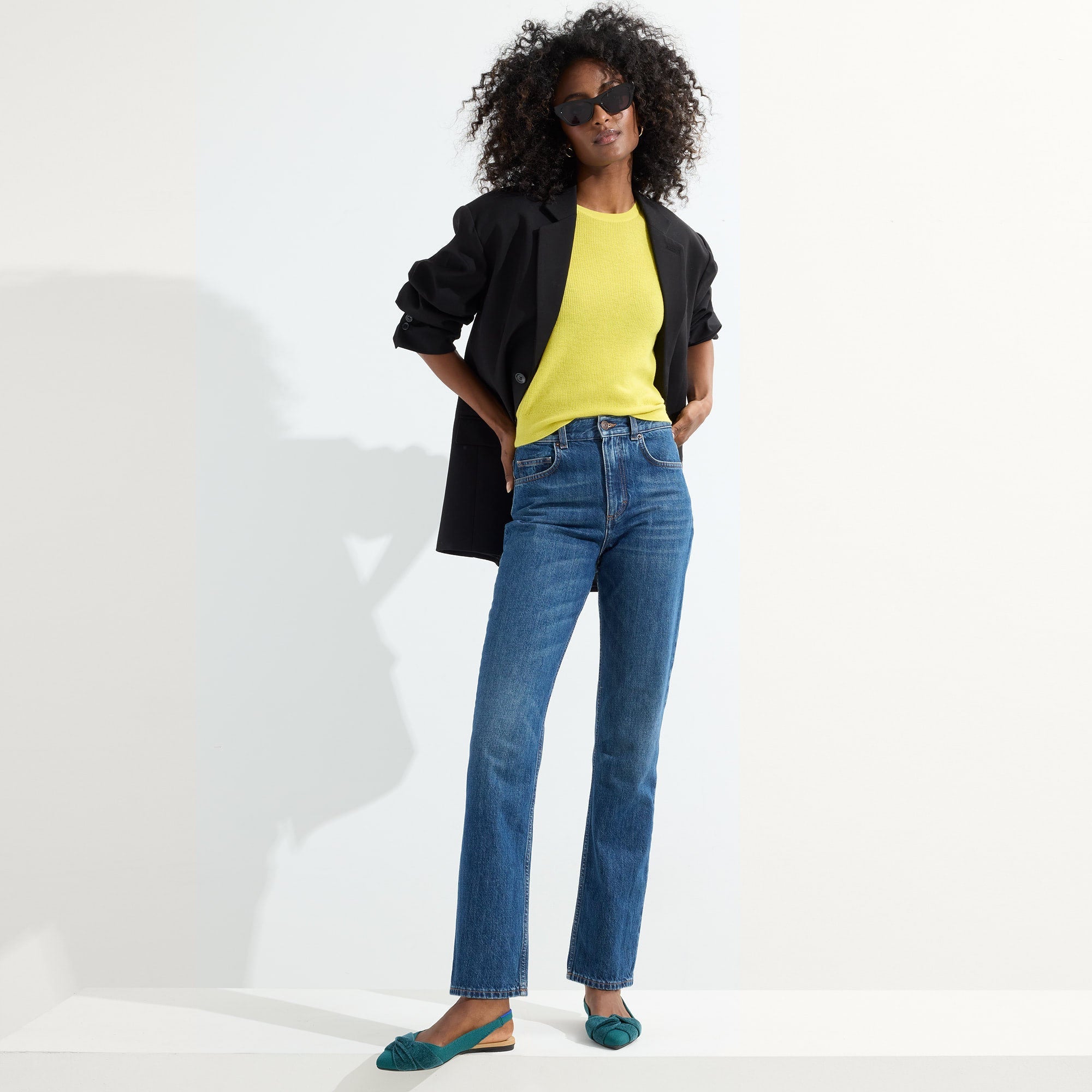 The Twist Point Slingback - Everglade